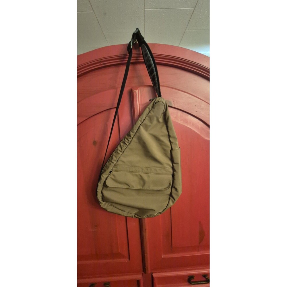 Vintage Ameribag Healthy Back Bag Brown Medium Crossbody Messenger Sling Pack